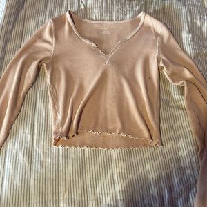 ae cropped long sleeve